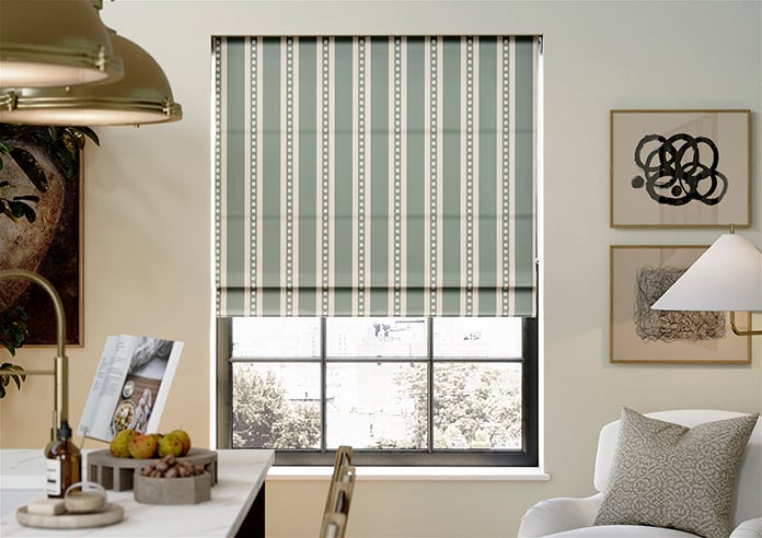 The British Stripe Co. Edgar, Polzeath No.1 - Twist&Fit Roman Blind - Image 3